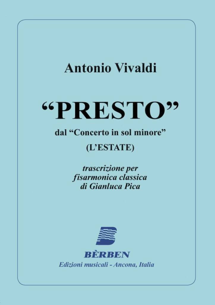 Presto Dal Concerto In Sol Minore